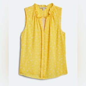 41 Hawthorn Sunny Yellow Sleeveless Blouse